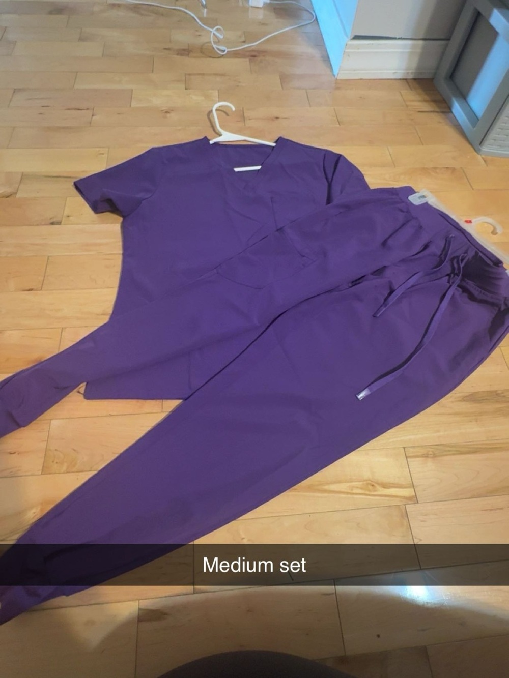 Women's Purple Jogger Track Pants - Classic Drawstring Comfort